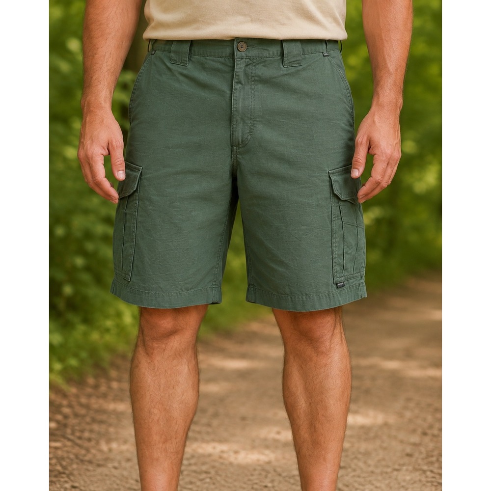 TRU-SPEC Cargo Shorts Mens 40 Olive Green Ripstop Tactical 24-7 Series